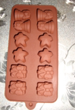 手工皂 手工香皂 蛋糕 巧克力 DIY 软硅胶模具 圣诞礼物组合模