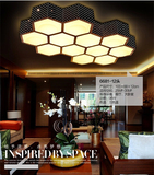 LED吸顶灯 客厅卧室铁艺现代简约个性设计风格书房餐厅茶吧灯