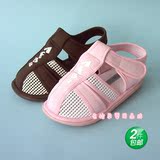 阿福贝贝凉鞋 防滑软底网眼1-3岁男女宝宝儿童鞋包头叫叫鞋夏1209
