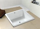 压克力正方形嵌入式浴缸1.2小尺寸加厚压克力1米1.2米1.35米特价