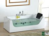 1米7长方形透明玻璃可视亚克力浴缸冲浪按摩加厚压克力气泡澡盆桶
