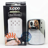 包邮美国专柜正品ZIPPO美版怀炉白金暖手炉 送133ML进口油