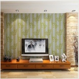 PVC自粘墙纸 壁纸 墙贴绿色树叶客厅电视背景墙欧式风格2件包邮
