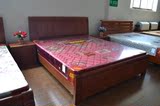 特价实木床海棠木床1.8米1.5米全实木双人床卧室家具可配高箱床