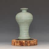 宋 官窑 天青釉 支丁 旋纹梅瓶 古董瓷器古玩古瓷器 老货全手工
