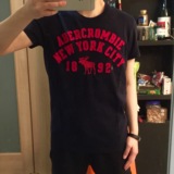 AF 正品 代购 美国 男 短袖T恤 AbercrombieFitch 2016新款现货