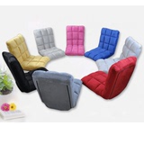 懒人沙发榻榻米折叠椅 可爱单人创意电脑椅 特价时尚休闲午休躺椅