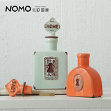 NOMO美式装饰品摆件 复古做旧陶瓷工艺品摆设 萨德勒药剂师瓶罐子