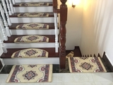 北京别墅楼梯毯 北京楼梯专用地毯 北京楼梯防滑垫 吉安踏楼梯垫