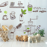 环保家居装饰贴画 可移除餐厅厨房背景墙壁装饰墙贴纸 创意冰箱贴