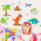 沃雅 幼儿园教室装饰儿童房卧室背景布置画墙贴纸 恐龙乐园RD9044