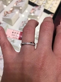 周大福钻石戒指18K黄金镶钻石情侣结婚订婚对戒香港代购专柜正品
