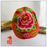 国境之南云南少数民族特色工艺品手工刺绣彩色布帽子冲冠特价促销