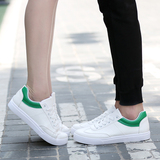 夏季情侣款小白鞋韩版滑板鞋内增高男生女生初中学生大学生k361-5