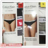 【美国代购】CALVIN KLEIN CK女式三角白边内裤全棉3条装