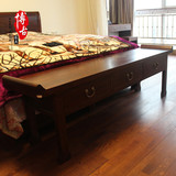 博古家具 中式古典家具 简约中式全实木床尾凳 明清 老榆木床尾案