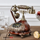 美式复古典客厅欧式仿古电话摆件古董电话创意家居装饰品工艺摆设