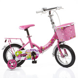 好孩子小龙哈彼宝宝脚踏车 12寸14寸16寸单车 儿童折叠自行车 女
