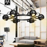 安格北欧loft复古工业风酒吧咖啡厅餐厅服装店网吧装饰铁艺吊灯具