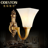 欧式全铜壁灯酒店复古卧室床头灯具简约过道走廊灯大气墙壁装饰灯