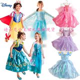 现货 【美国正品Disney/迪士尼童装】女童 艾莎安娜公主裙礼服裙