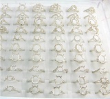 s925纯银戒指空托 18k金定制定做 设计代加工镶嵌宝石蜜蜡松石