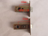 单锁舌插芯锁体锁芯卫生间门锁单舌头锁配件 锁芯 30/35/40/45MM
