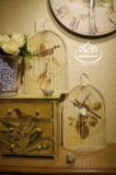 可立特欧式创意个性鸟笼型金属装饰壁挂/美式装饰画/铁艺挡配电箱