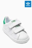 【现货】英国正品代购阿迪达斯adidas儿童 魔术贴运动鞋板鞋 绿尾