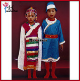 儿童演出表演服民族服装幼儿表演服饰.动物服饰.男女藏族服饰