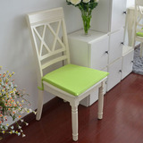 纯色素色果绿色 全棉布艺椅垫/餐椅垫/坐垫/海绵垫/椅子垫/凳子垫