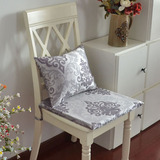 欧式华丽紫色拉链加厚椅垫坐垫海绵凳子垫餐椅子垫可拆洗可定制