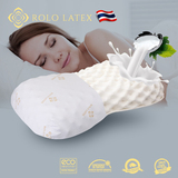 泰国乳胶枕头正品代购ROLO LATEX皇家护颈枕套美容蝴蝶保健颈椎