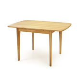实木伸缩餐桌 长方形餐桌 橡木折叠饭桌 极美家具