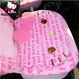 Hello Kitty可爱卡通汽车坐垫 四季加厚无靠背座垫 单张单片椅垫