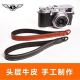 台湾TP 微单相机富士X100T X100S XT10 X-PRO2 X70真皮手绳手腕带