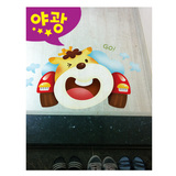 韩国卡通夜光防水防滑贴纸卫生间厕所地砖贴画幼儿园装饰贴2253A