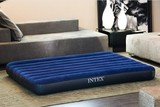 原装正品INTEX-68758豪华双人条纹植绒充气床垫 气垫床 空气床