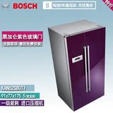 Bosch/博世 KAN62S80TI BCD-604W 钢化玻璃紫色黑加仑色对开冰箱
