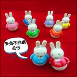 韩国米兔小不倒翁公仔卡通动漫周边咪兔玩偶模型玩具车上饰品摆件