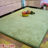 2cm加厚珊瑚绒地毯防滑客厅茶几卧室地毯满铺飘窗地垫定制包邮