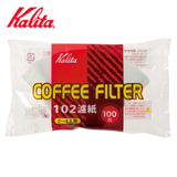 日本原装进口 KALITA 经典三孔 102 手冲咖啡滤纸100片 2-4人份