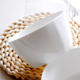 唐山正品骨瓷餐具 方形 饭碗套装 陶瓷 中式 面碗 韩式米饭碗特价