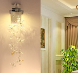 酒店工程水晶大型花朵壁灯大厅水晶卧室床头壁灯客厅灯餐厅现代灯