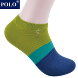 Polo正品防臭纯棉条纹男船型袜 男式船袜夏季男袜短袜 男士袜子潮