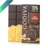特惠美国原装进口72%Godiva高迪瓦杏仁巧克力大排块圣诞礼物