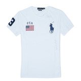 大马国旗款  美国代购 Polo Ralph Lauren 修身CUSTOM男士短袖T恤