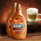 美国进口HersheyS好时焦糖味糖浆酱623g咖啡甜品伴侣烘焙原料