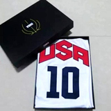 USA美国队梦十科比10号球衣詹姆斯杜兰特保罗哈登刺绣篮球服套装