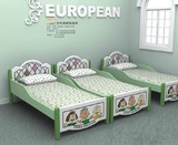 幼儿园专用床铺儿童围护栏实木环保欧式造型宝宝造型床 宜家风格